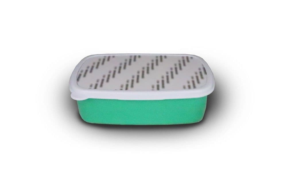 FIAMBRERA DE PLÁSTICO VERDE CON LÁMINA SUBLIMABLE
