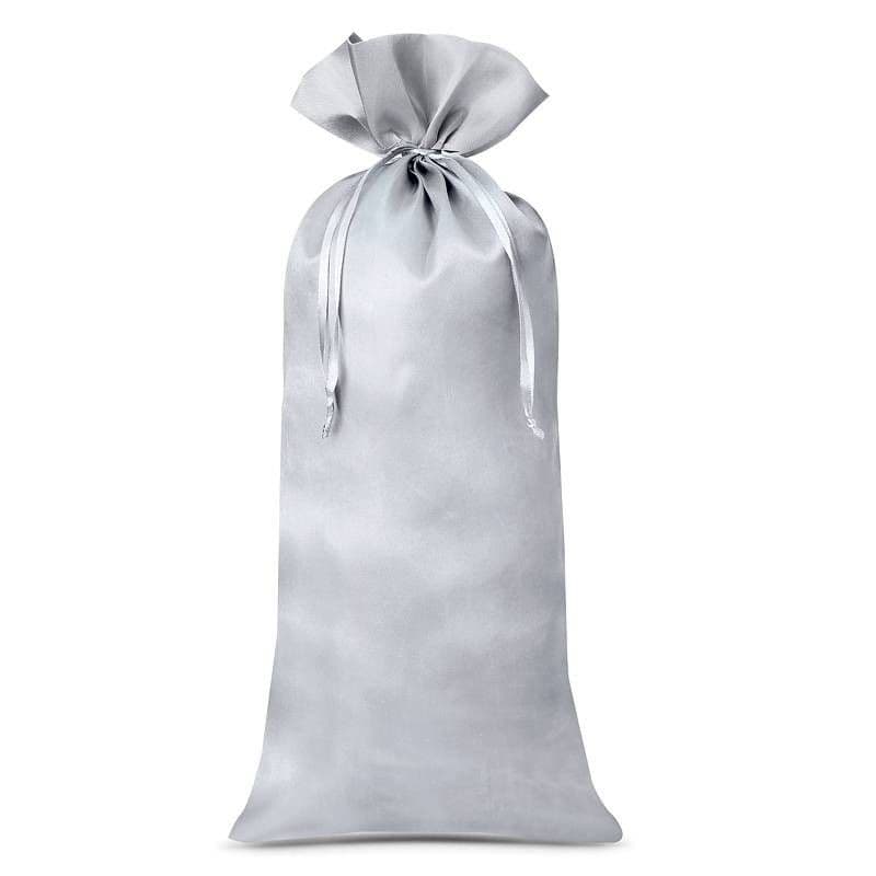 Bolsa regalo satén plata 16x37 cm