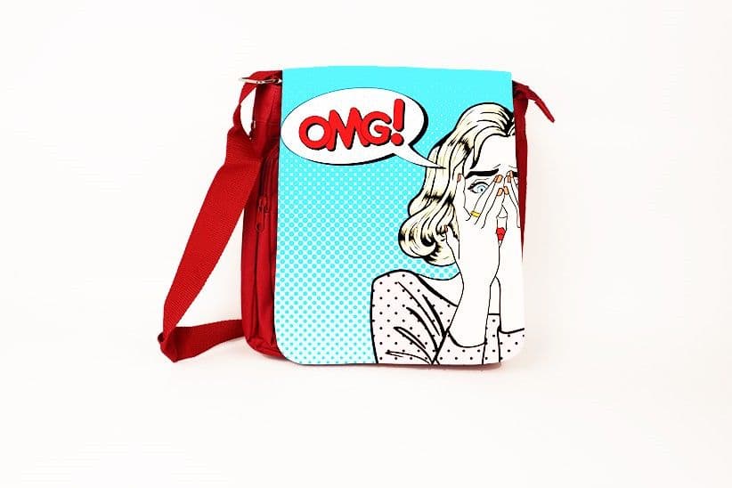 BOLSO CITY ROJO GRANDE 27x27