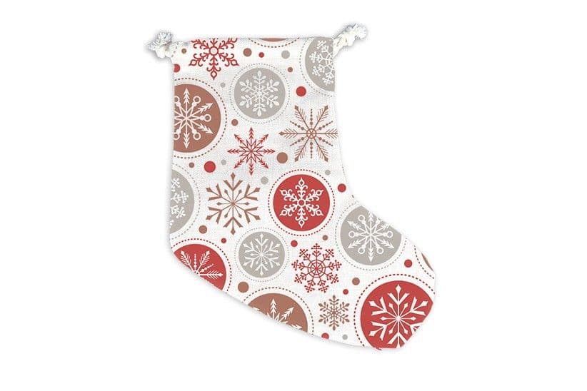BOTA DE LINO SUBLIMABLE PARA NAVIDAD