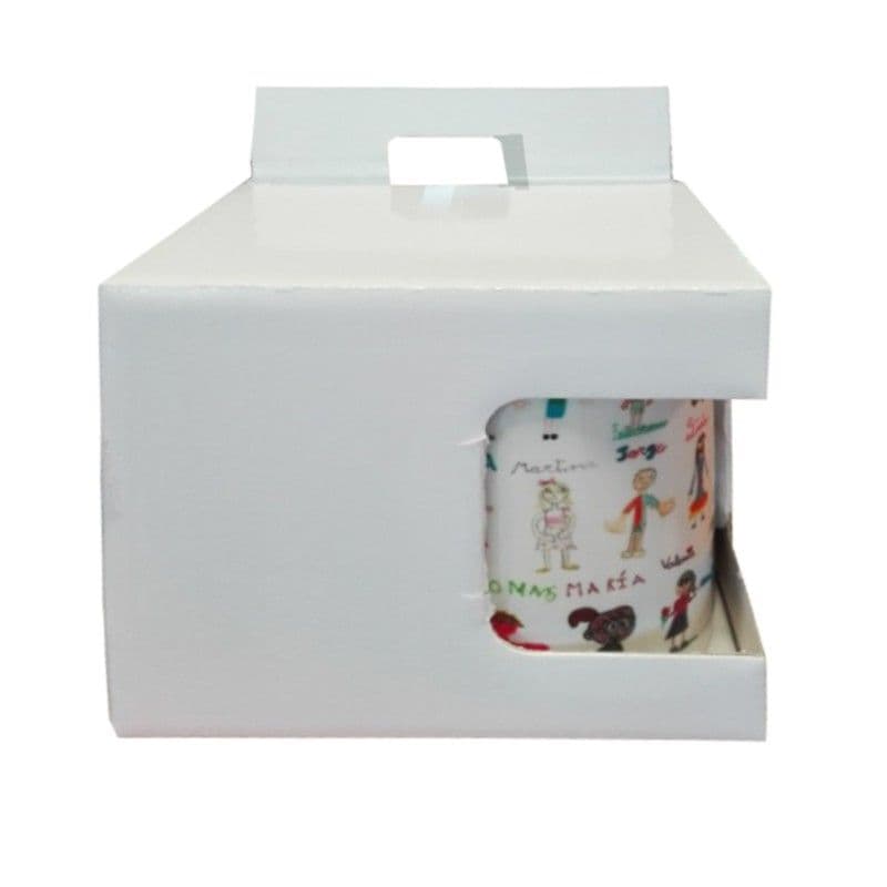 CAJA DE CARTÓN SUBLIMABLE PARA TAZAS