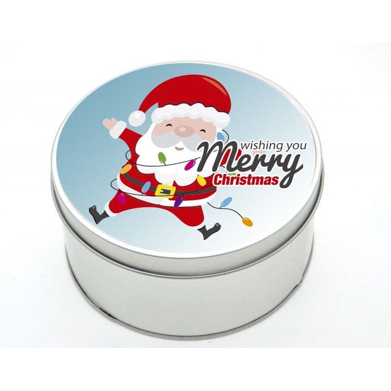 CAJA REDONDA DE METAL CON PLACA SUBLIMABLE