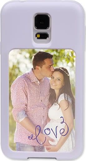 Carcasa flexible galaxy 5 blanca (4428)
