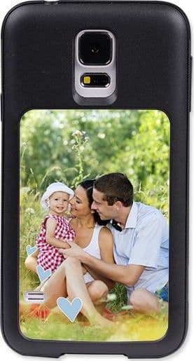 Carcasa flexible galaxy 5 Negra (4429)