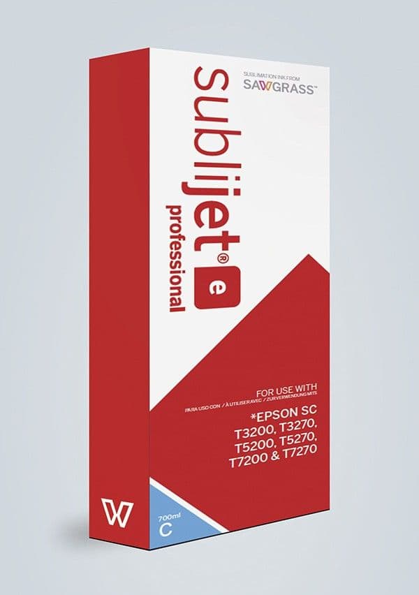 CARTUCHO SUBLIJET CYAN EPSON SC T 3200/5200/7200-700 ML.