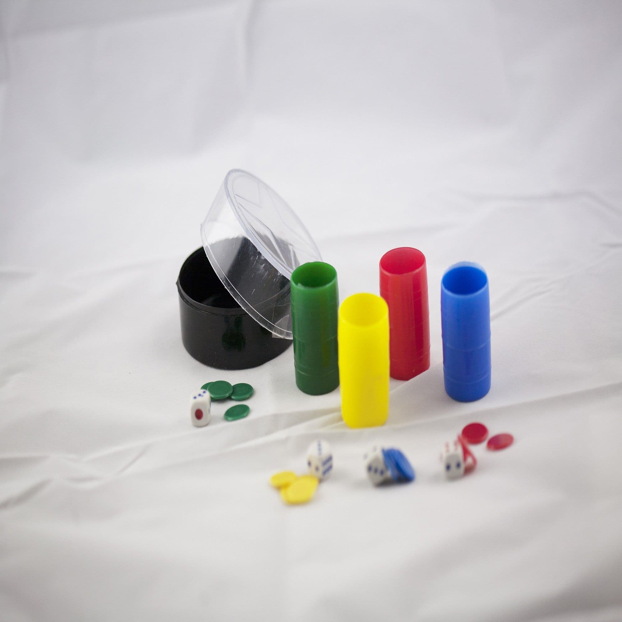 Cubilete+fichas para parchis para sublimación