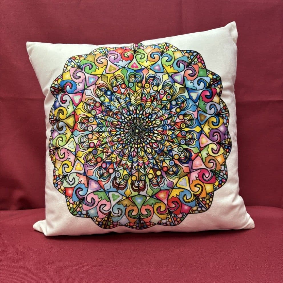 FUNDA COJIN 35X35 CM. MARFIL (TACTO SUAVE)