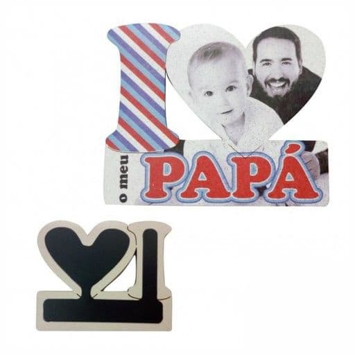 IMÁN DE MADERA I LOVE PLATA 9.5 x 7.5 cm