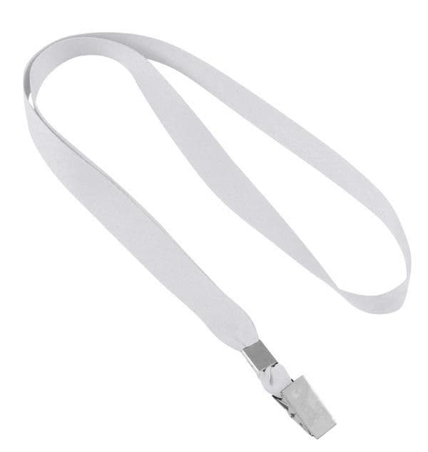 Lanyard o banda blanca 450 x 15 mm