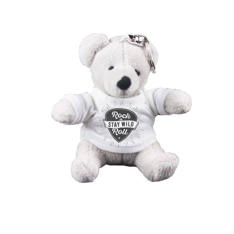 LLAVERO PELUCHE RATÓN 8 CM. C/ CAMISETA.