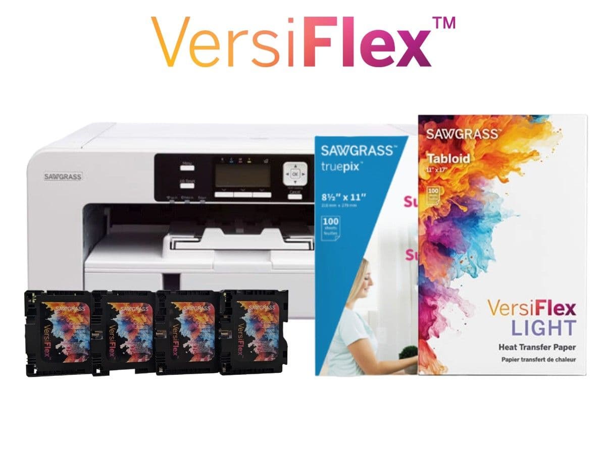PACK SAWGRASS SG1000 CON TINTAS VERSIFLEX 70 ML.