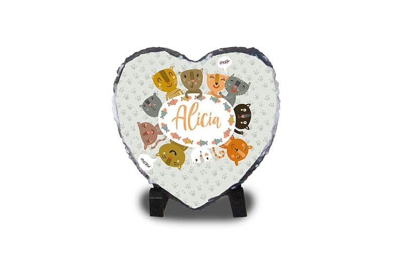 PIZARRA FORMA CORAZÓN 15 X15 BRILLO