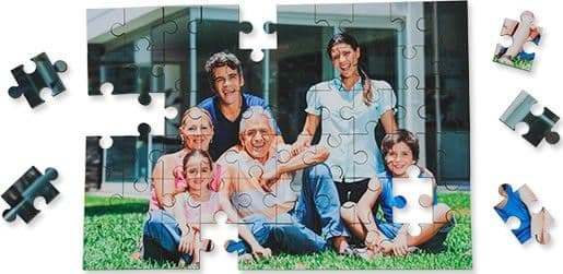 Puzzle de cartón 48 piezas para sublimación, pack 10uds