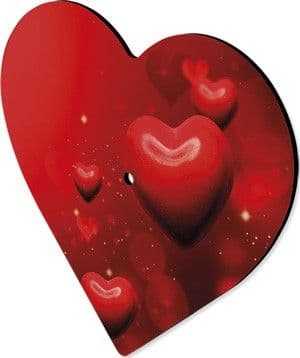 RELOJ CORAZÓN VIDRIO 285X355X4 MM