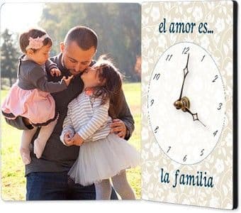 RELOJ DE MADERA CON PANEL ARTICULADO -5892
