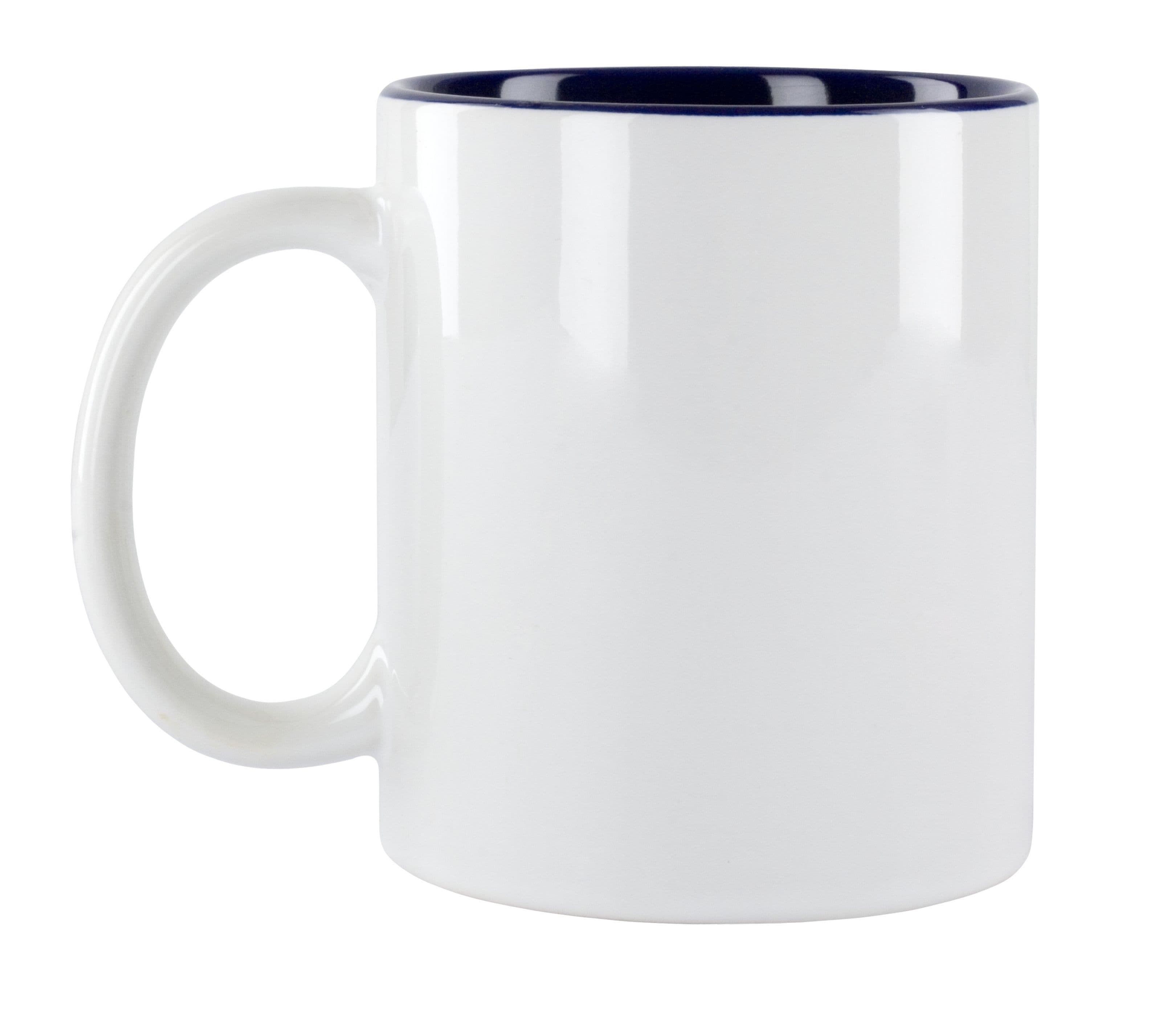 TAZA CON INTERIOR COLOR AZUL PARA SUBLIMACIÓN