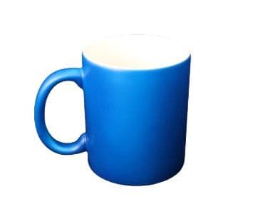 TAZA FLUOR MATE AZUL