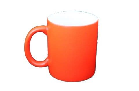 TAZA FLUOR MATE NARANJA