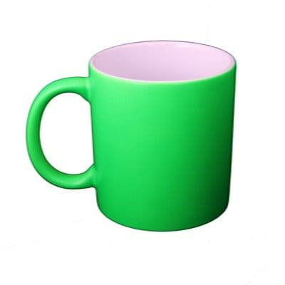 TAZA FLUOR MATE VERDE