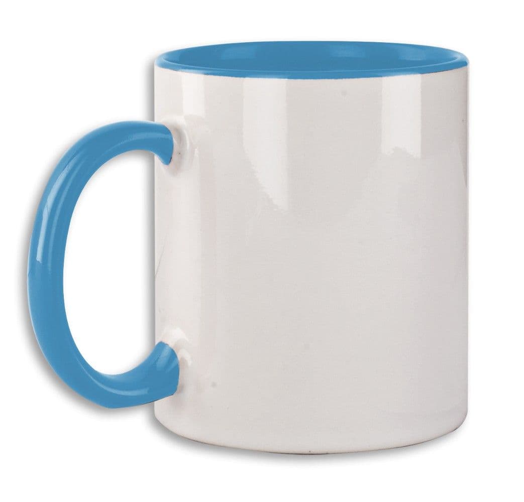 TAZA INTERIOR Y ASAS CELESTES PARA SUBLIMACIÓN