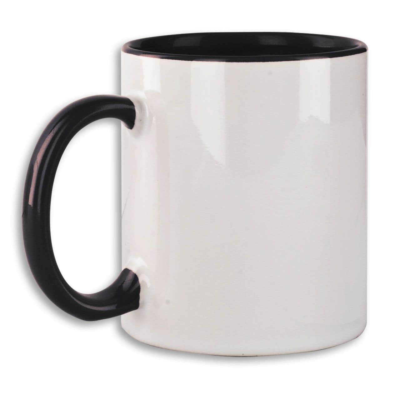 TAZA INTERIOR Y ASAS NEGRAS PARA SUBLIMACIÓN
