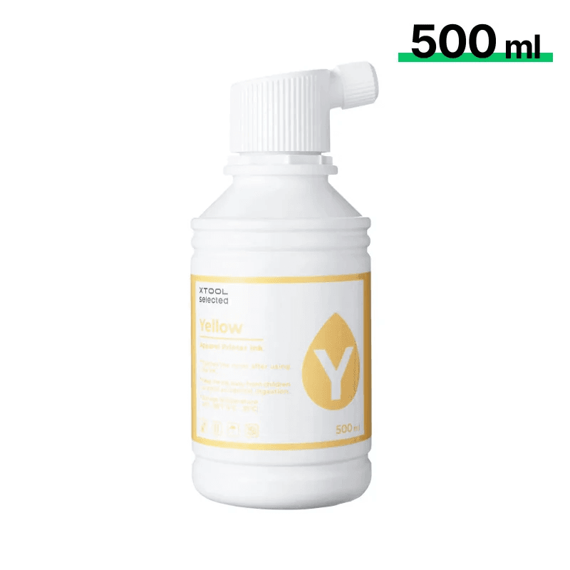 Tinta amarilla xTool Selected para impresora Apparel de 500 ml