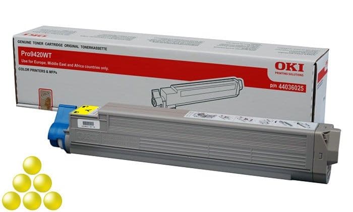 TONER OKI PRO9420WT AMARILLO