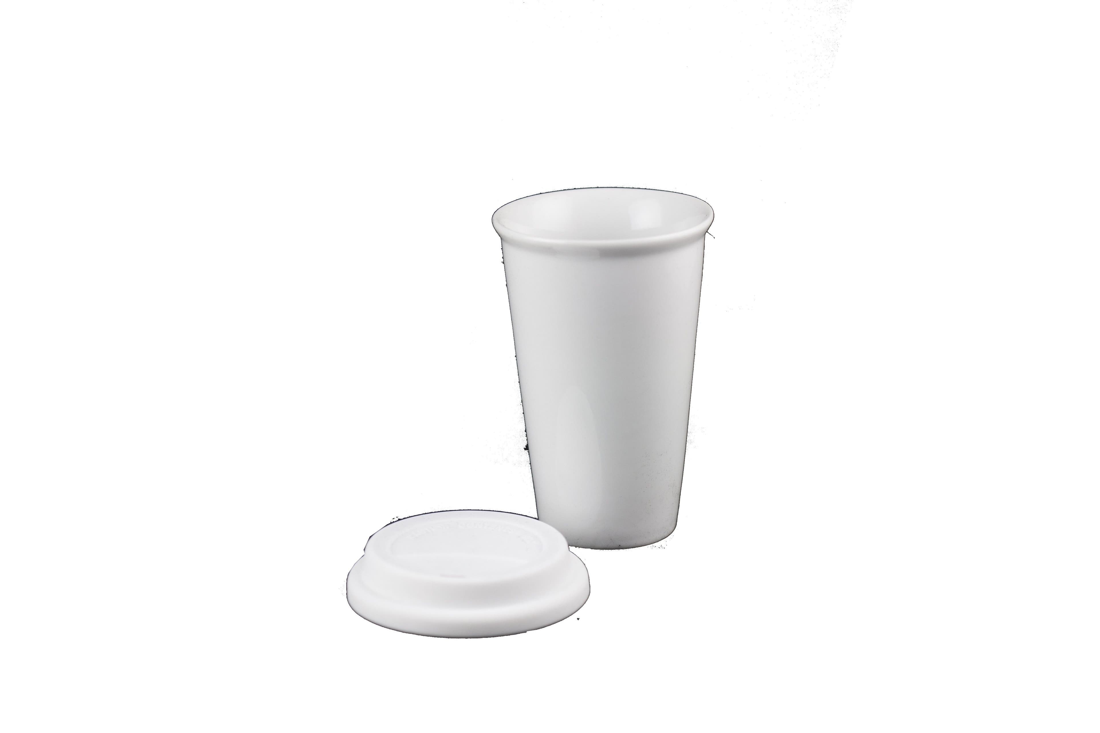 VASO DE CERÁMICA/TAPA DE GOMA